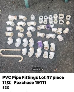PVC new 1 1/2 47 pieces Foxchase 19111