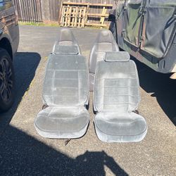 Two 80’s Era Ford Mustang Seats/ Two 90’s Era Jeep Wrangler Seats