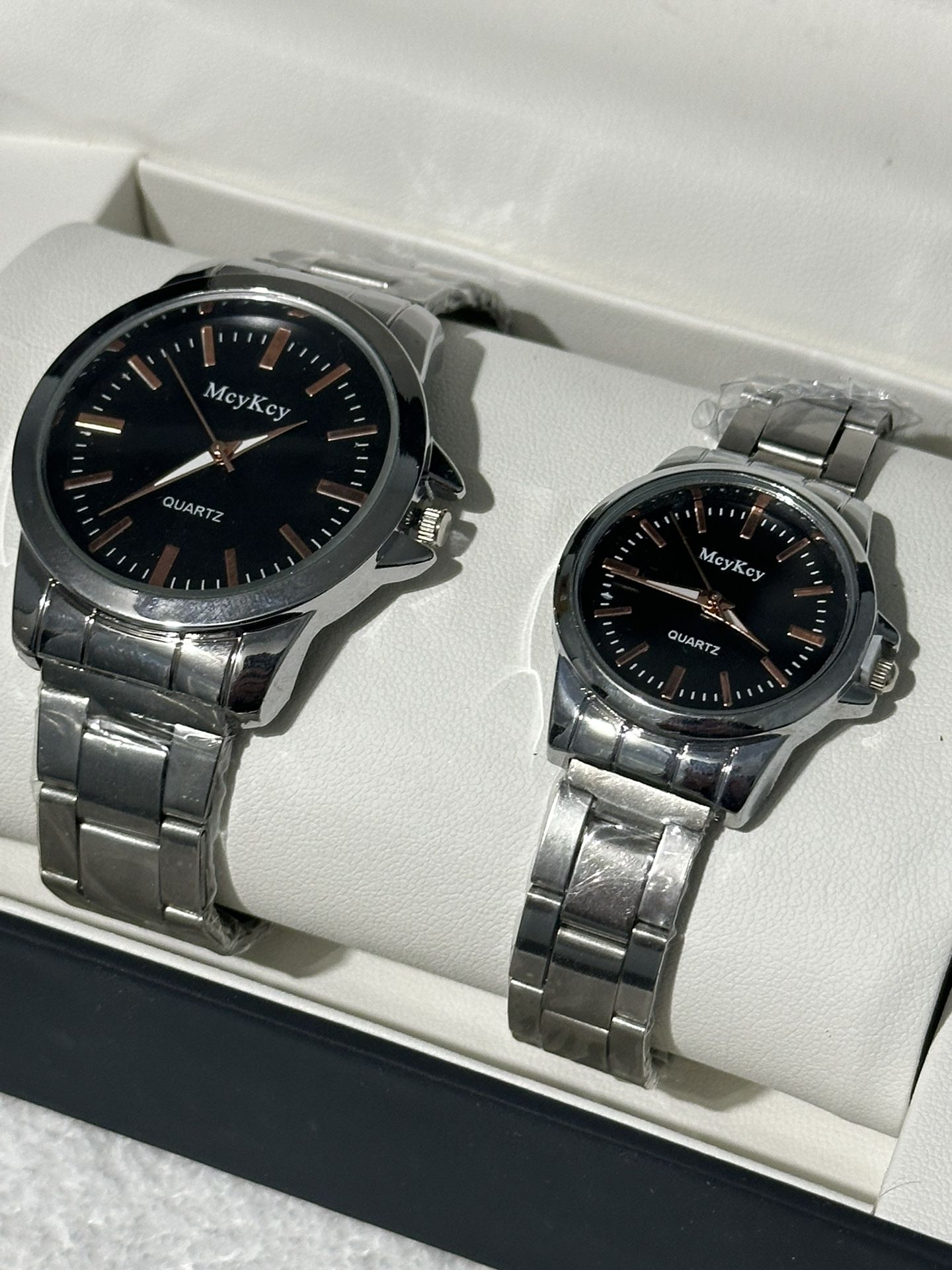 Matching His And Hers Quartz Watches- New 