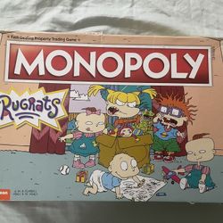 Rugrats Monopoly 2018 Board Game  USAopoly  Nickelodeon Brand New Not Sealed Box In Not Mint Shape 