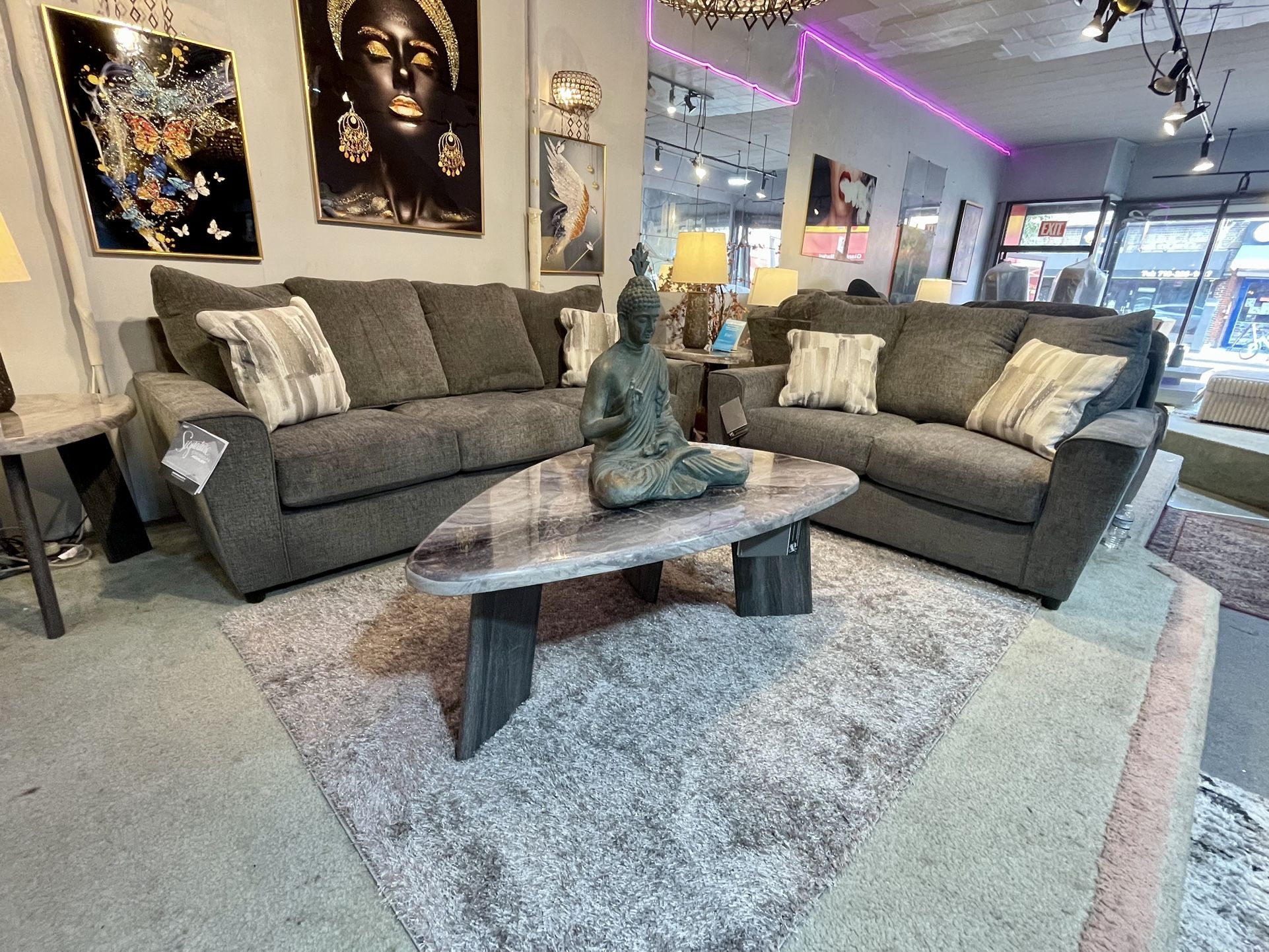 4th Of July Sale🇺🇸🇺🇸🇺🇸 Ashley Sofa & Loveseat On Incredible Discount! 