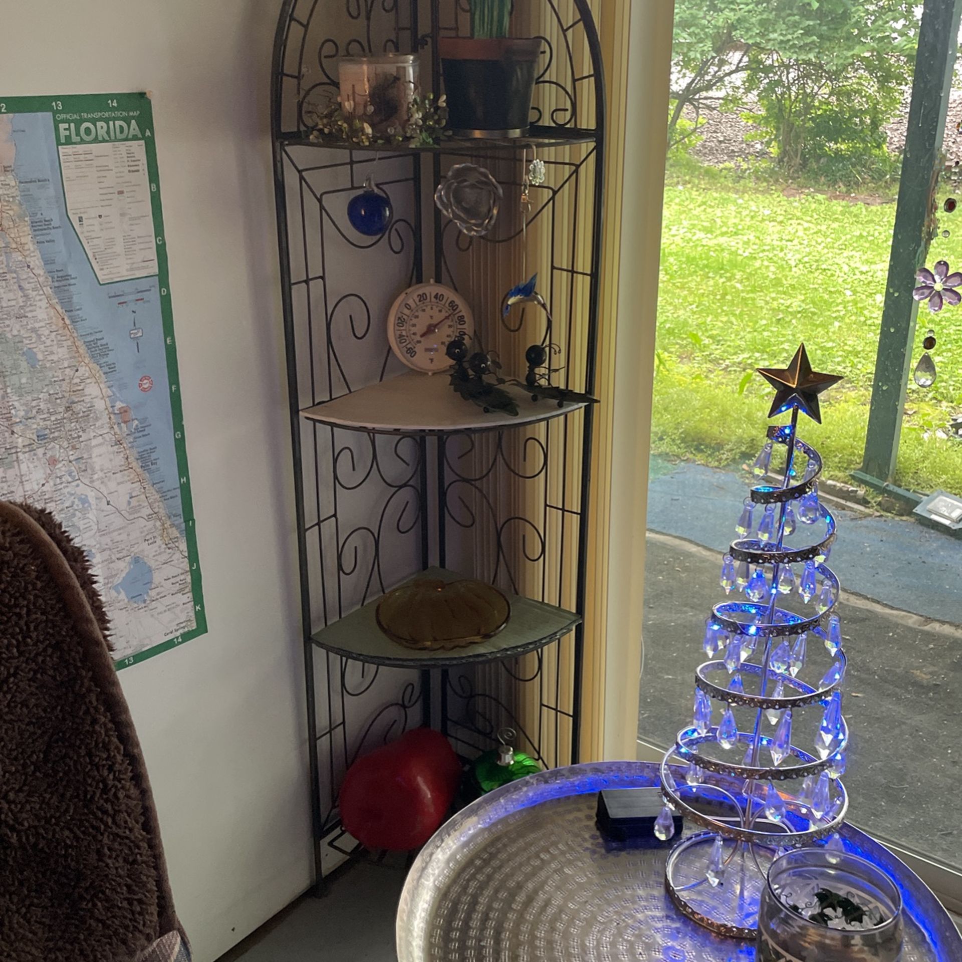 Fold Flat Corner Shelf -$25