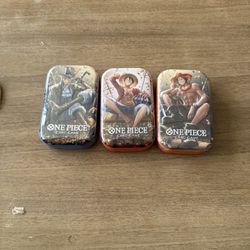 One Piece Collector Tins Factory Sealed 