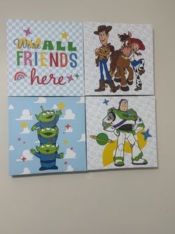 Toy Story canvases