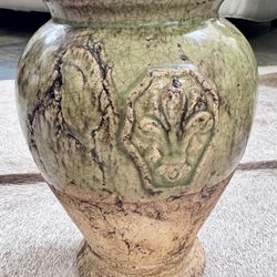 Vintage Pottery Majolica Jar