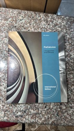 Precalculus Math Book from CENGAGE
