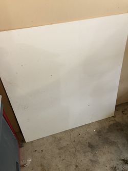MDF White Painted Panel 37” x 35”