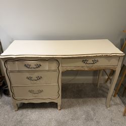 Vintage Vanity Desk by La Croquette By Morris Of California