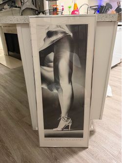 STEPHEN YEATES - "LEGS"  Black and white, very sexy photo 1982 Framed 15x37