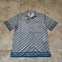 Dior Button Sleeve Shirt Silk Fabric Any Colors 
