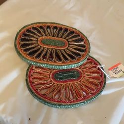 Vintage Woven Coasters DIAL FAHAN