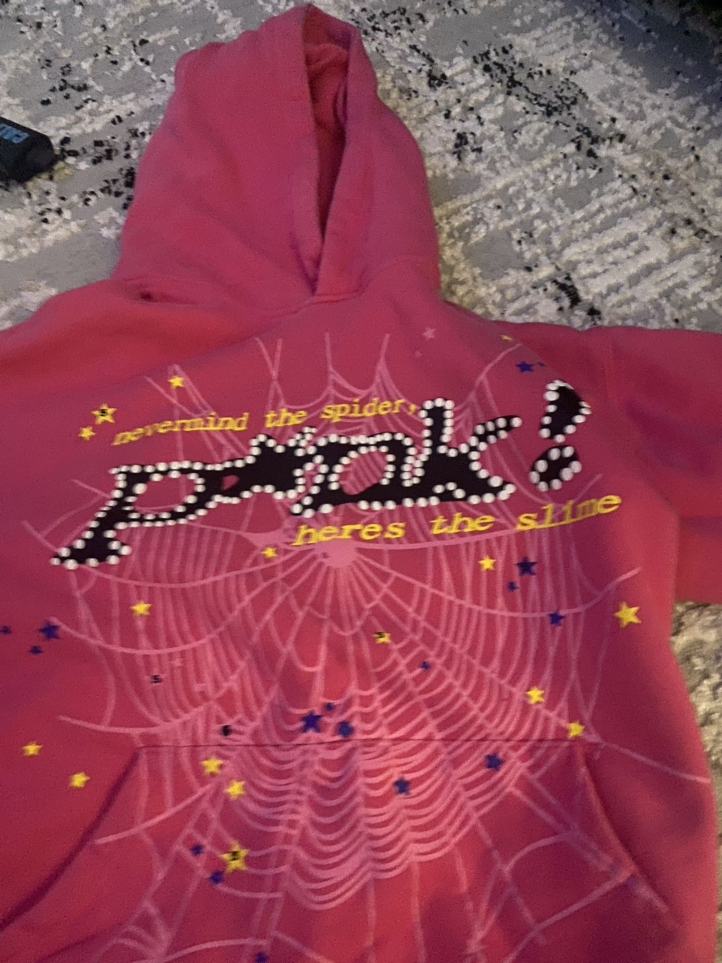 pink Spider Hoodie