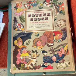 Vintage Mother Goose Prints—7 Total
