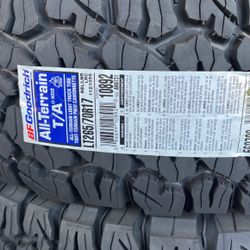 LT 265/70/17 Bfgoodrich All Terrain Ko2 6ply
