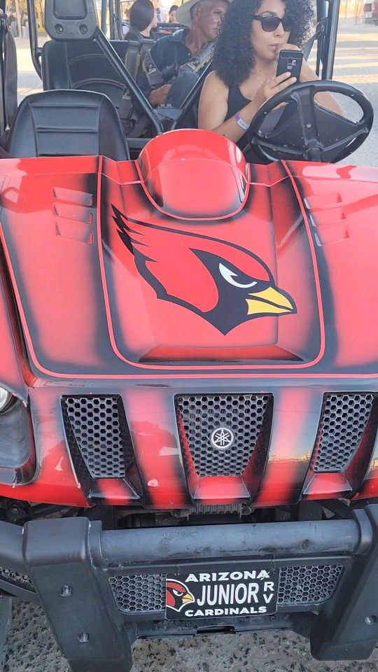 Arizona Cardinals Red Parking Pass
