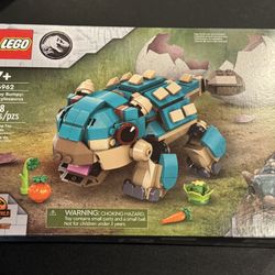LEGO Jurassic World Baby Bumpy: Ankylosaurus Dinosaur Toy 76962 SEE DETAILS. Bag 1 opened & assembled, bags 2 & 3 still sealed. Complete!