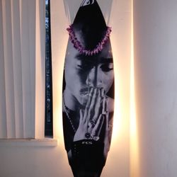 Custom designed Tupac Shakur 5’6” Surfboard 
