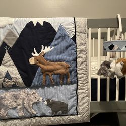 Woodlands Baby Crib Set