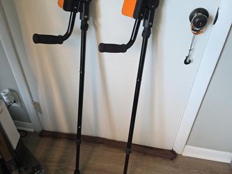 Dyna-Living Adjustable Forearm Crutches | Used - Good