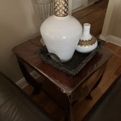 Coffee Table Set, Recliner, And Decor