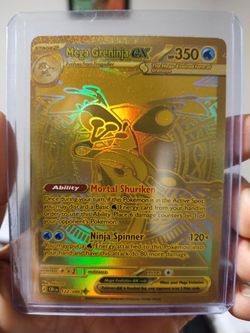 Gold Mega Greninja EX $175