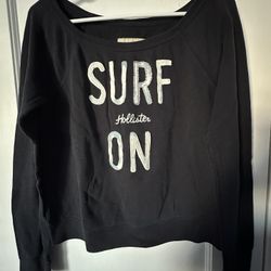 Hollister Off The Shoulder Sweatshirt