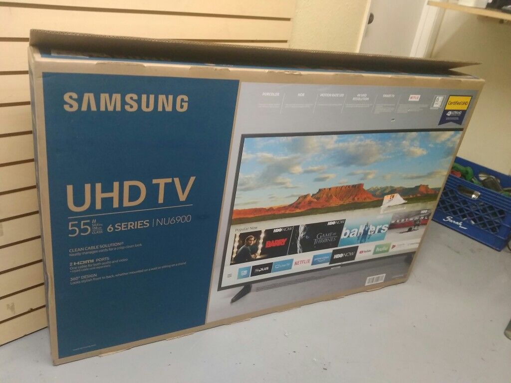$450 - NEW Samsung UHDTV 55" NU6900 - 6 Series