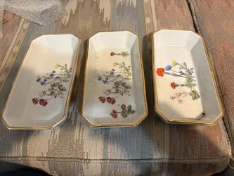 3-Louis Lourioux Le Faune Fire Proof Porcelain Small Casserole Dishes