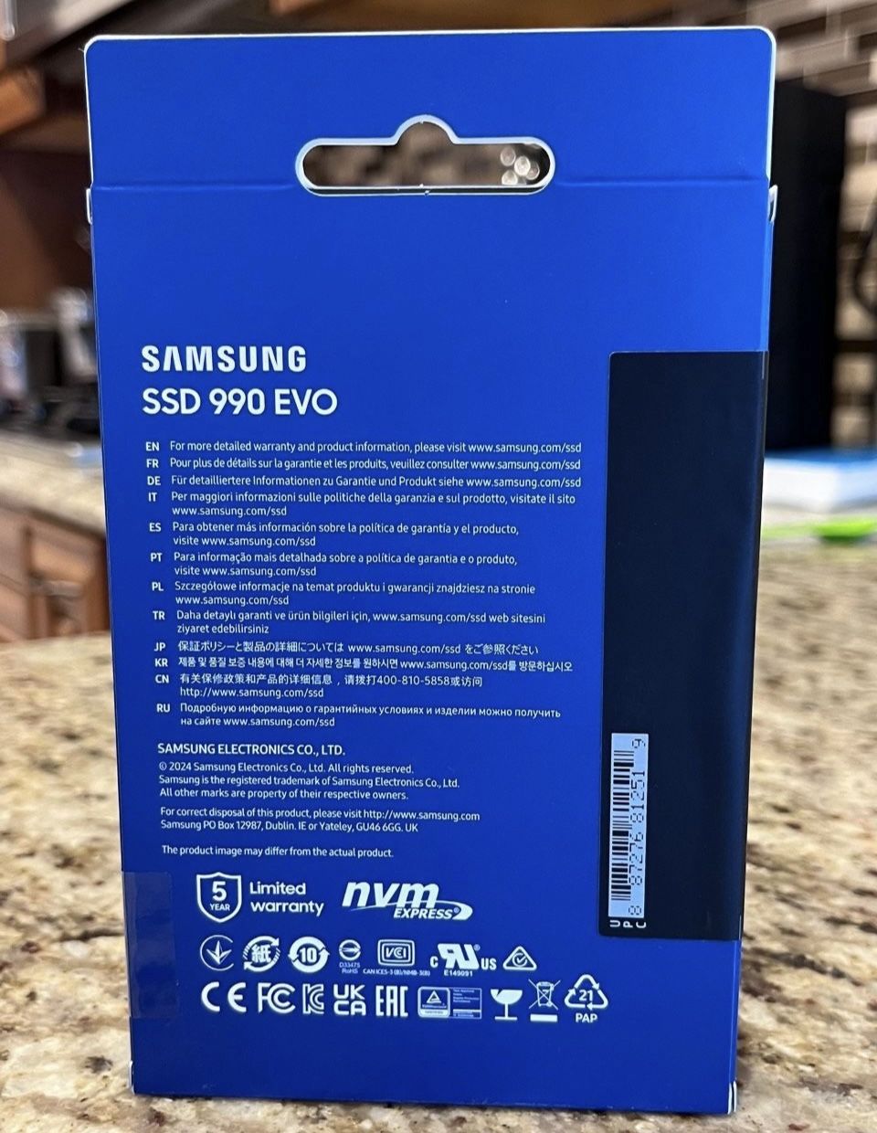 NEW - Samsung SSD 990 EVO 1TB