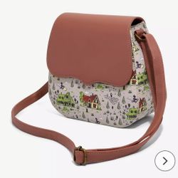 Studio Ghibli Kiki's Delivery Service Map Crossbody Bag