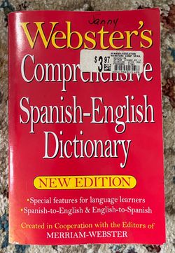 Used Webster's Comprehensive Spanish-English Dictionary New Edition