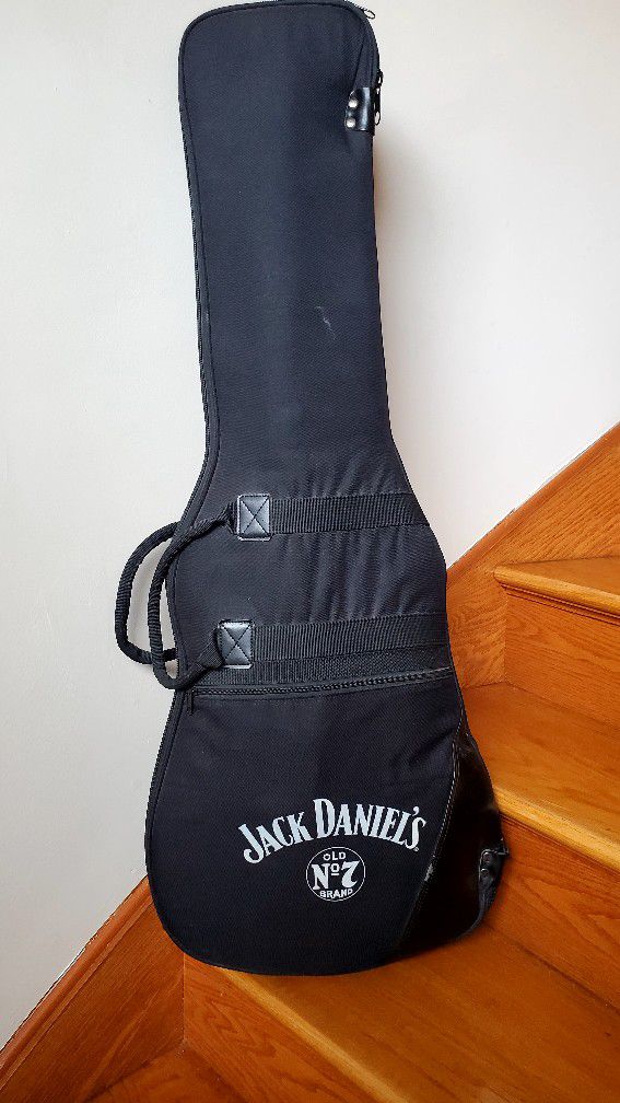 Collectible One of a Kind JACK Daniel's Electric Guitar  & Gig Bag