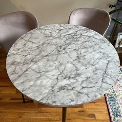 Marble Bistro Dining Table