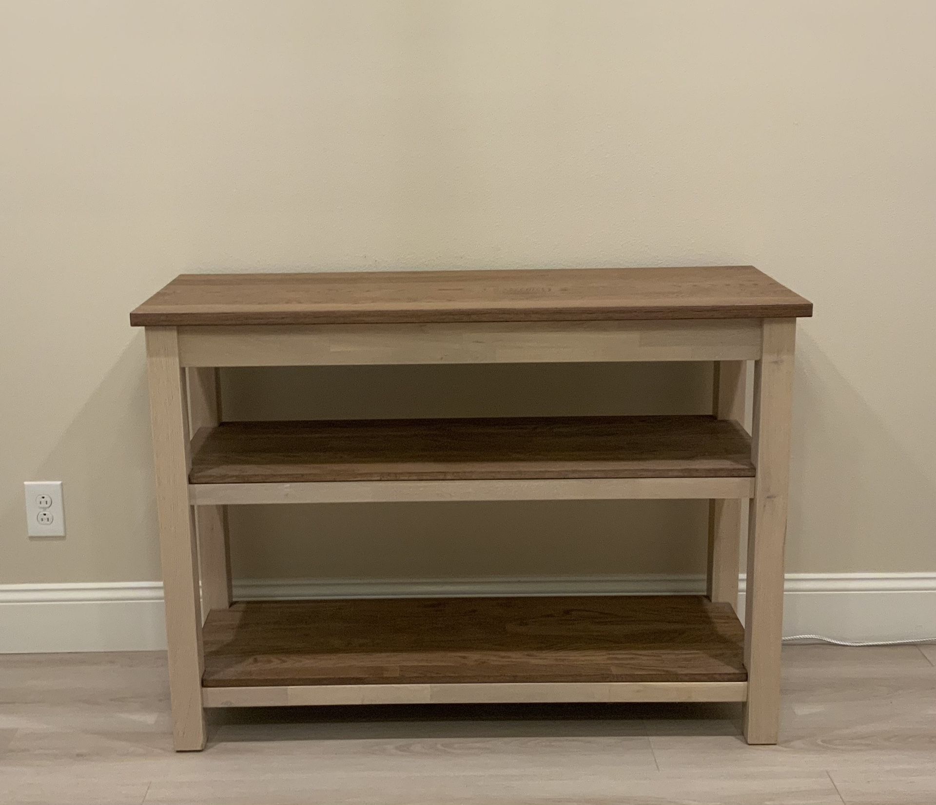 IKEA Solid Wood Console Table / Shelving Unit – Excellent Condition