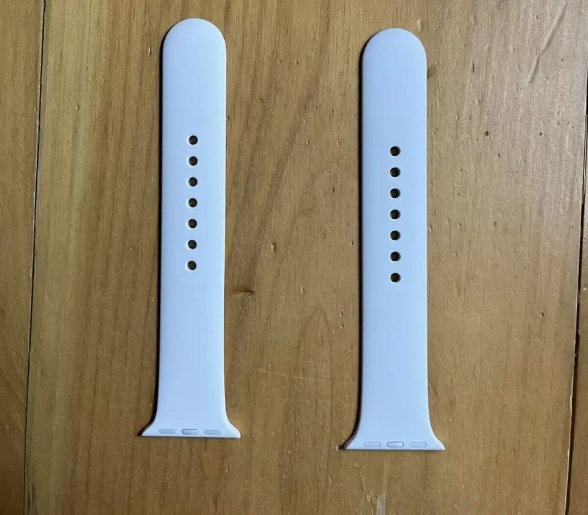 Apple Watch Sport Band Piece x2 S/M Strap Only 38/40MM M/L White