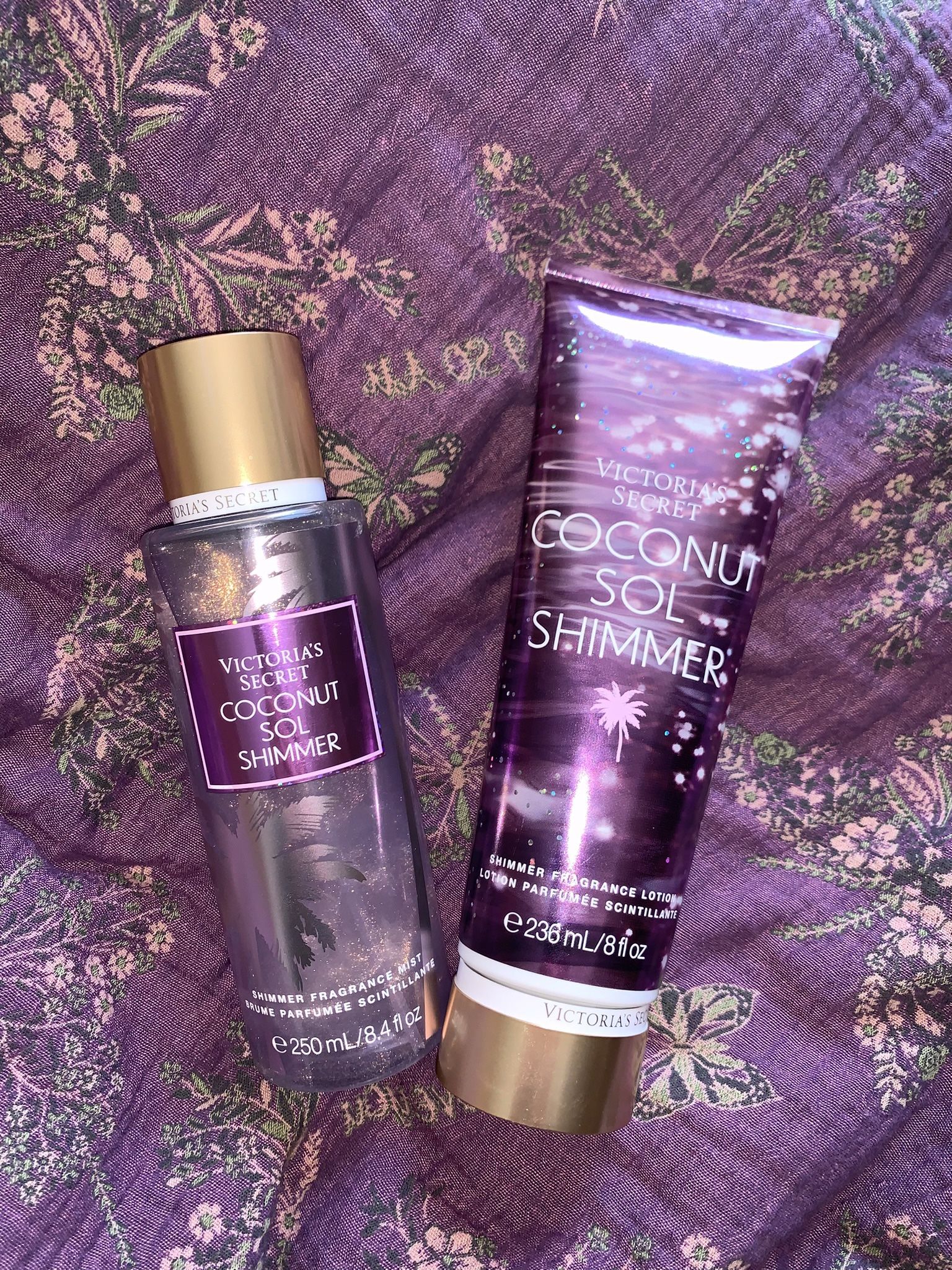 Victoria Secret Coconut Sol Shimmer Duo