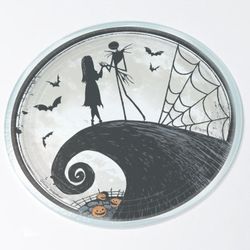 Jack Skellington Frosted Tempered Glass Cutting Board 