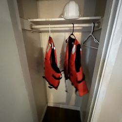 Hard Hat And Life Jackets