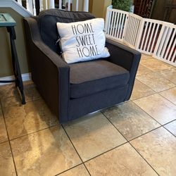 Grey Swivel Chair $100 For Both 