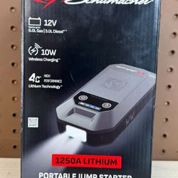 NEW! Schumacher 1250 Amp Lithium Jump Starter Portable Power Pack