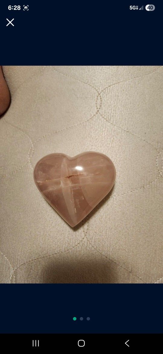 Pink Heart Crystal