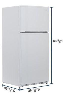 Winia 18.18-cu ft Top-Freezer Refrigerator ( White ) Garage Ready