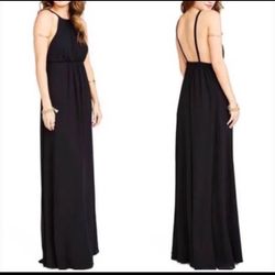 Show Me Your Mumu - Black Halter Dress - L 