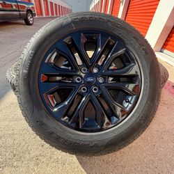 20s Ford F150 Expedition Black Rims Rines Wheels Oem