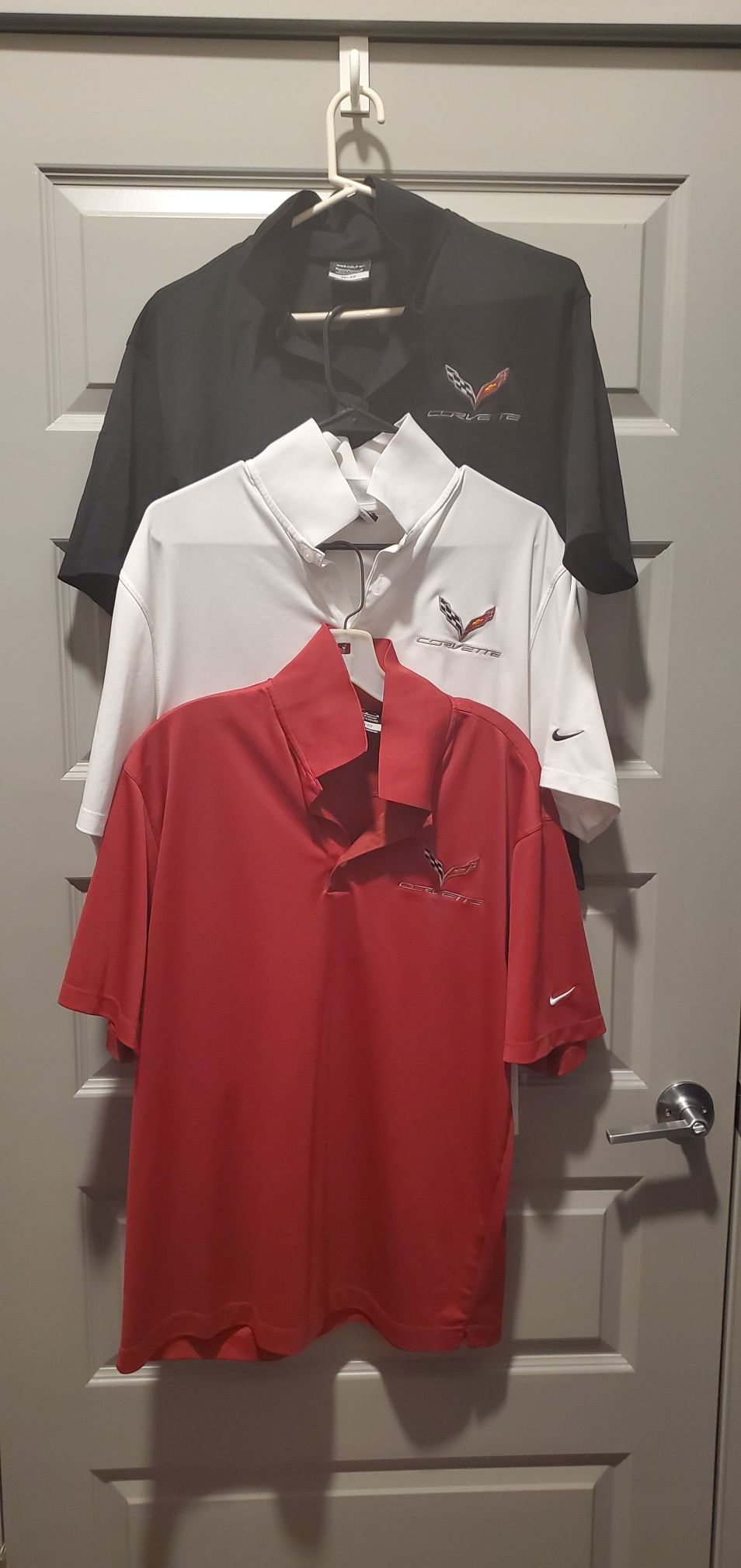 3 Nike Golf Dri-Fit Corvette Polo Size M $80 for all 3