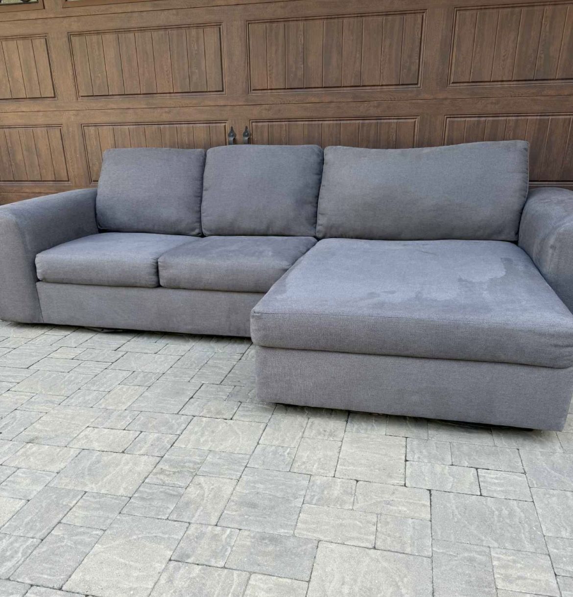 Grey Couch Need Gone Today Make An Offer