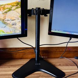 ViewSonic VA2446MH-LED 24" Widescreen HDMI Dual Monitors 1920 x 1080 Vivo Stand