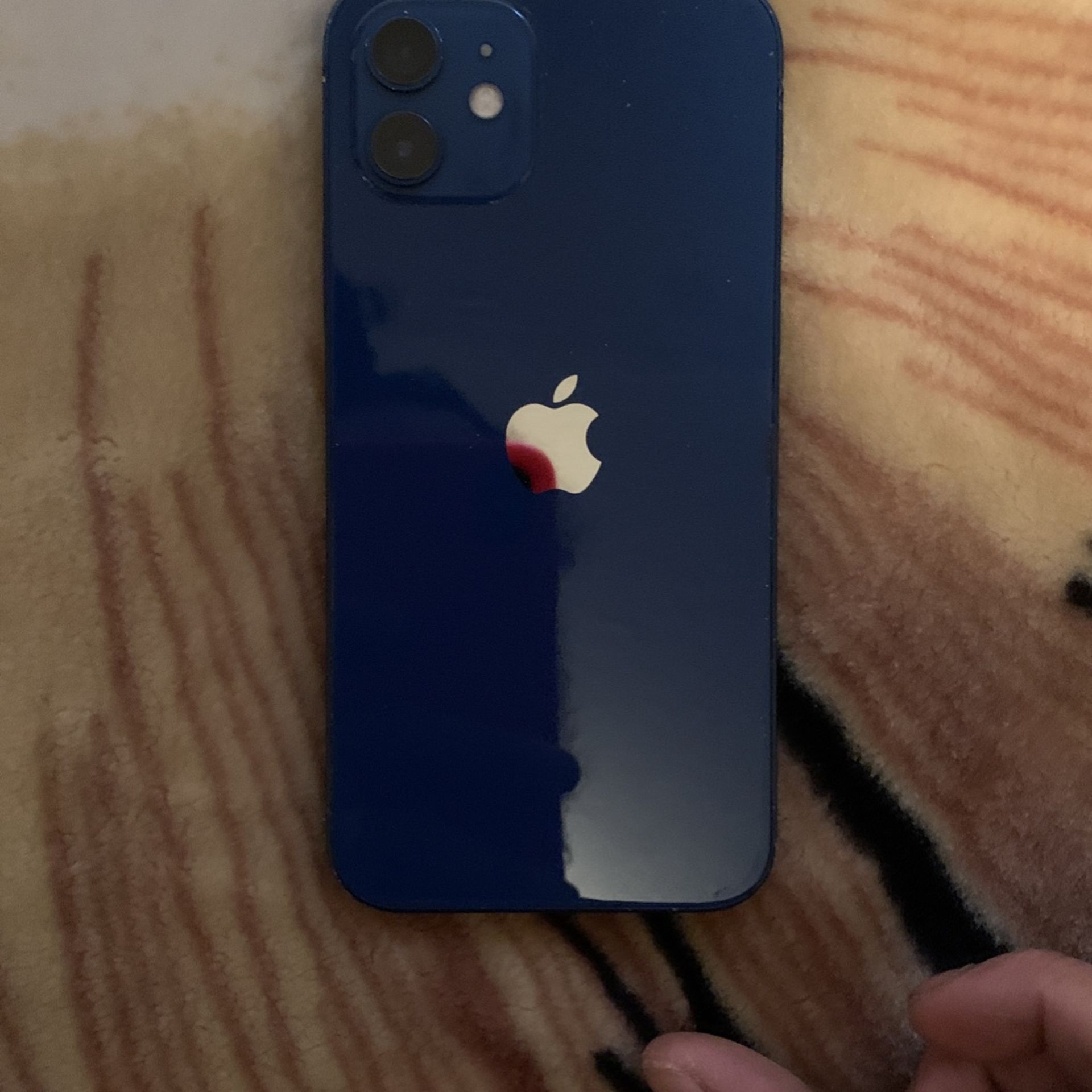 Broken iPhone 12 Blue