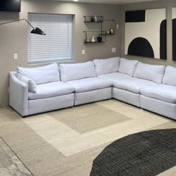 White Cloud Couch Modular Sectional Sofa HD Buttercup