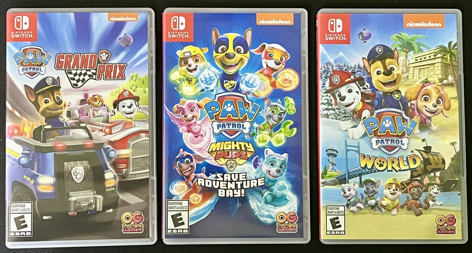 Paw Patrol 3 Game bundle Grand Prix Mighty Pups World